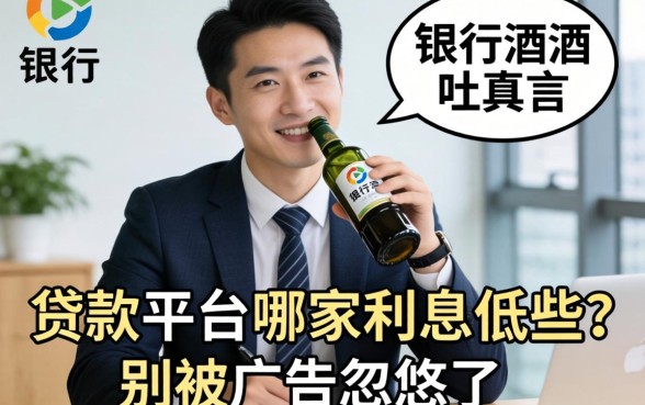 银行经理酒后吐真言:贷款平台哪家利息低些?别被广告忽悠了