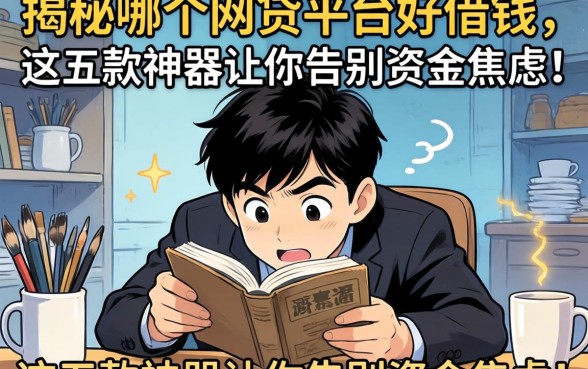 急需用钱却四处碰壁？揭秘哪个网贷平台好借钱，这五款神器让你告别资金焦虑！