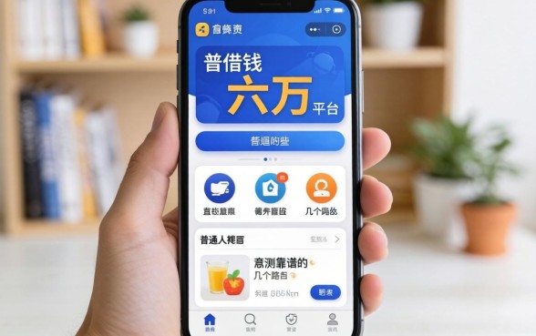 手机借钱六万的平台有哪些？普通人亲测靠谱的几个路子