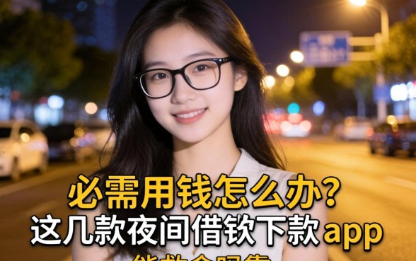 深夜急需用钱怎么办？这几款夜间借款下款的app能救命吗？安全靠谱吗？