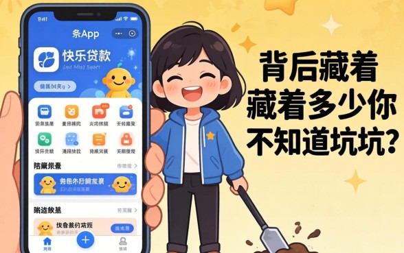 像快乐易app一样的贷款软件，背后藏着多少你不知道的坑？