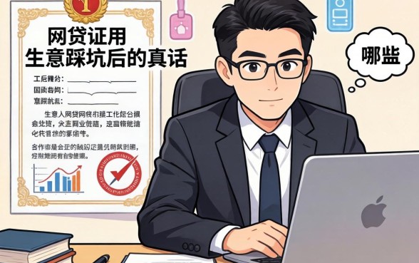 需要工作证明的网贷有哪些？生意人踩坑后的真话