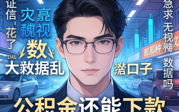 征信花了大数据乱，公积金还能下款吗？急求那种无视数据的口子！