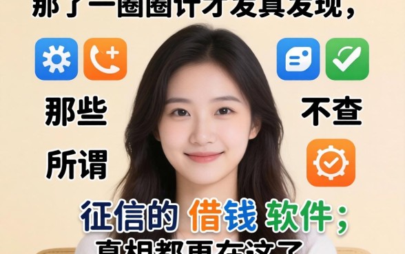 我试了一圈才发现,那些所谓不查征信的借钱软件,真相都在这了