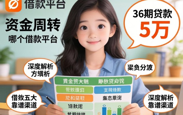 急需资金周转？哪个借款平台可以分36期贷款5万？深度解析五大靠谱渠道