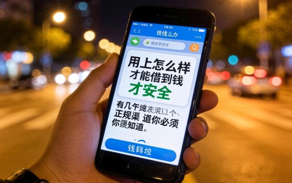 深夜急需用钱怎么办？手机上怎么样才能借到钱才安全？这几个正规渠道你必须知道