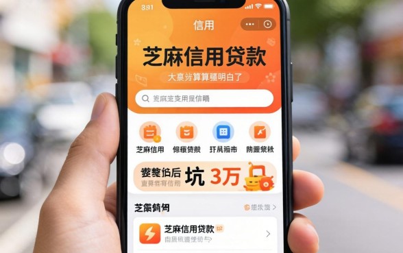 哪个可以用芝麻信用贷款的软件?被坑三万后我算整明白了