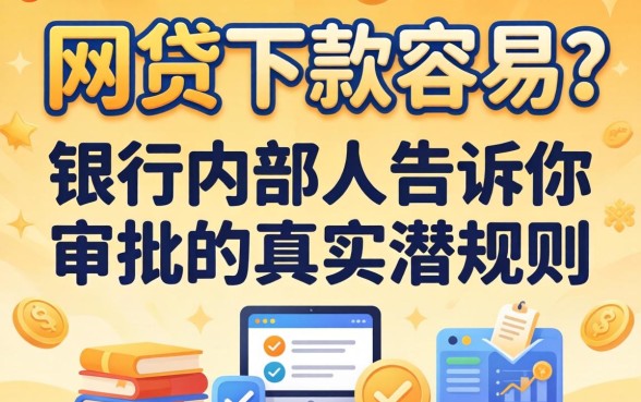 什么网贷下款容易？银行内部人告诉你审批的真实潜规则
