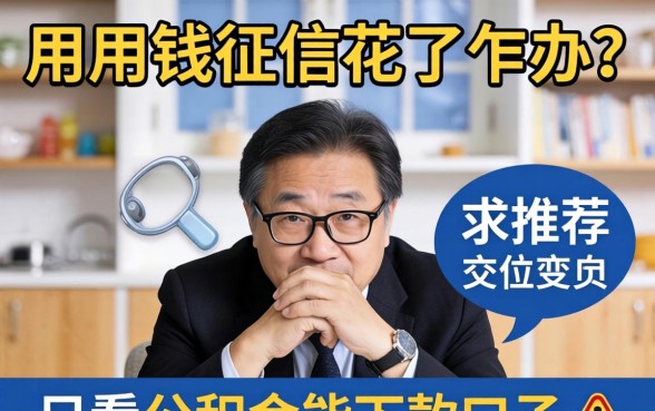 急用钱征信花了咋办？求推荐只看公积金能下款的口子！