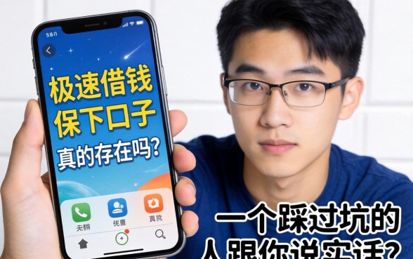 手机极速借钱保下口子真的存在吗？一个踩过坑的人跟你说实话