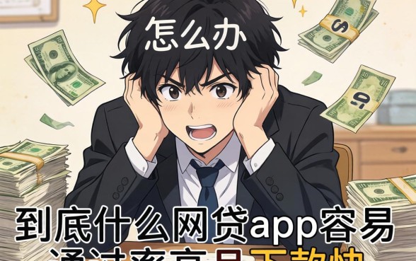 急需用钱四处碰壁怎么办？到底什么网贷app容易通过率高且下款快？