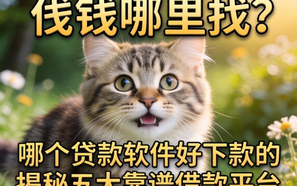 急需用钱哪里找？哪个贷款软件好下款的？揭秘五大靠谱借款平台