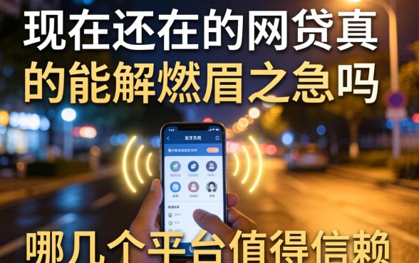 深夜手机震动不停？现在还在的网贷真的能解燃眉之急吗，哪几个平台值得信赖？