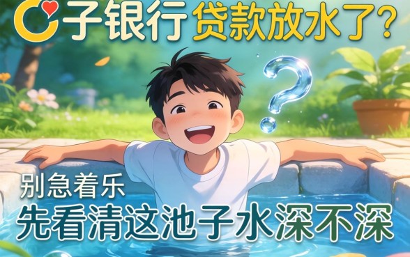 新口子银行旗下贷款放水了？别急着乐，先看清这池子水深不深