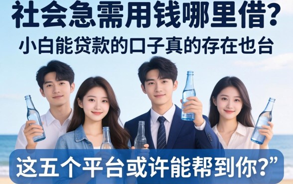 初入社会急需用钱哪里借?小白能贷款的口子真的存在吗?这五个平台或许能帮到你