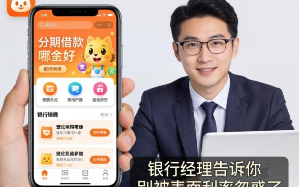 手机分期借款软件哪个好？银行经理告诉你别被表面利率忽悠了