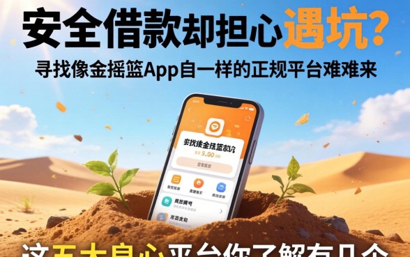 想要安心借款却担心遇坑?寻找像金摇篮app一样的正规平台难不难?这五大良心平台你了解几个?