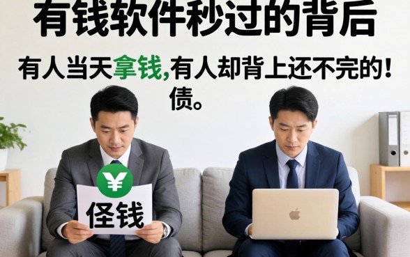 借钱软件秒过的背后：有人当天拿钱，有人却背上还不完的债