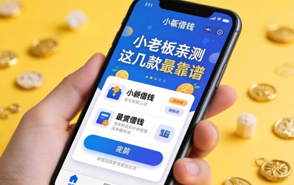 手机小额借钱的软件有哪些？小老板亲测这几款最靠谱