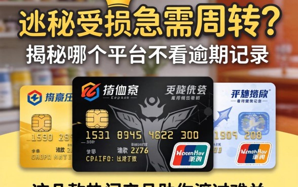 信用受损急需周转？揭秘哪个平台不看逾期记录，这几款热门产品助你渡过难关
