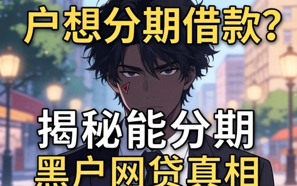 黑户想分期借款？揭秘能分期的黑户网贷真相