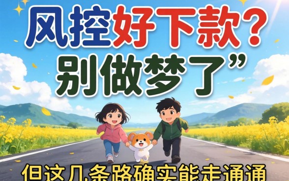 无视风控好下款2026？别做梦了，但这几条路确实能走通