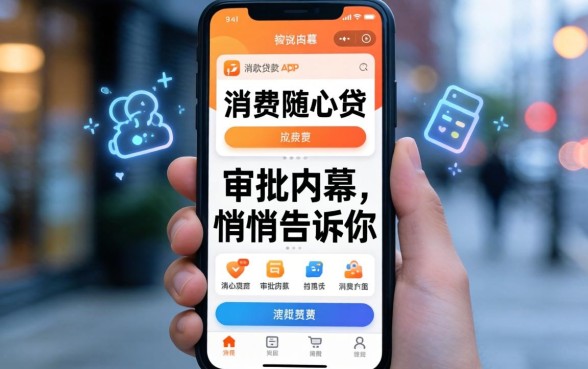 那些像消费随心贷app一样的贷款软件，审批内幕我悄悄告诉你