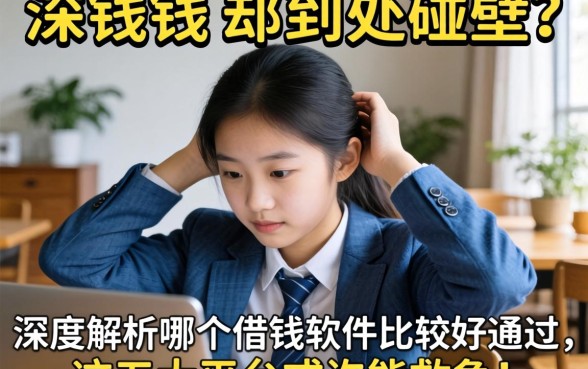 急需用钱却到处碰壁？深度解析哪个借钱软件比较好通过，这五大平台或许能救急！