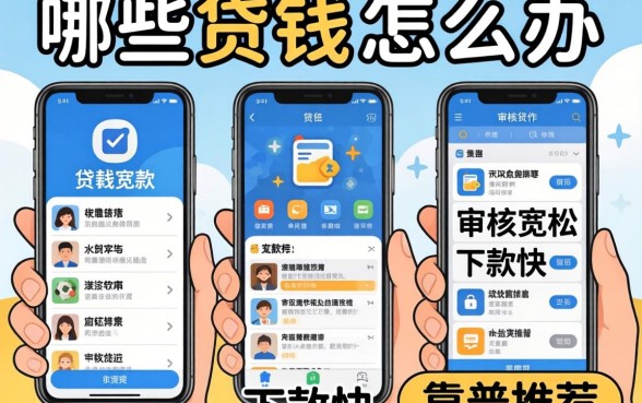 急需用钱怎么办？哪些手机贷款软件审核宽松且下款快？靠谱平台推荐