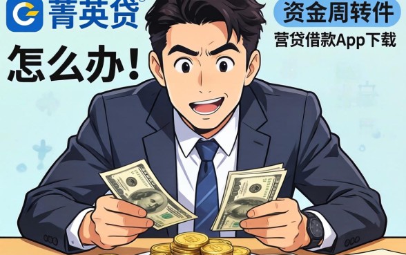 急需资金周转怎么办？类似菁英贷借款app下载一样正规的网贷软件有哪些靠谱选择？