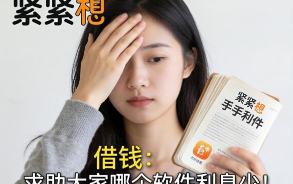 手头紧想借钱，求助大家哪个软件利息少点？