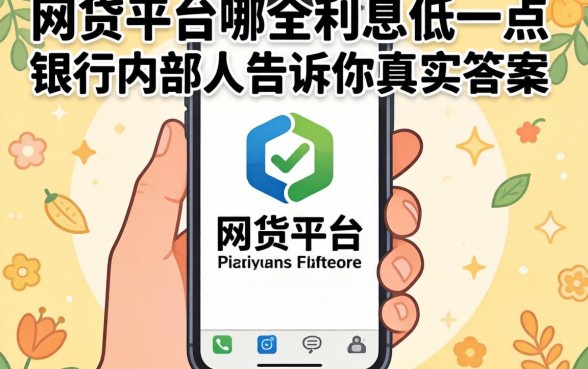 手机网贷平台哪个利息低一点?银行内部人告诉你真实答案