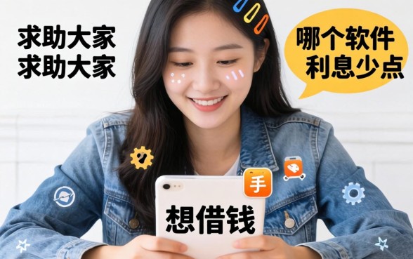 手头紧想借钱，求助大家哪个软件利息少点？