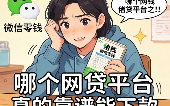 手头紧想借钱到微信零钱，哪个网贷平台真的靠谱能下款？