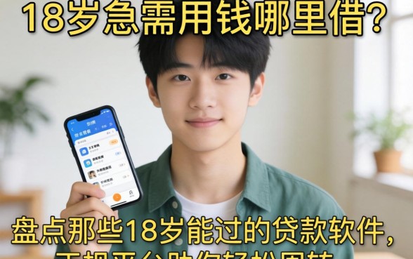刚满18岁急需用钱哪里借？盘点那些18岁能过的贷款软件，正规平台助你轻松周转