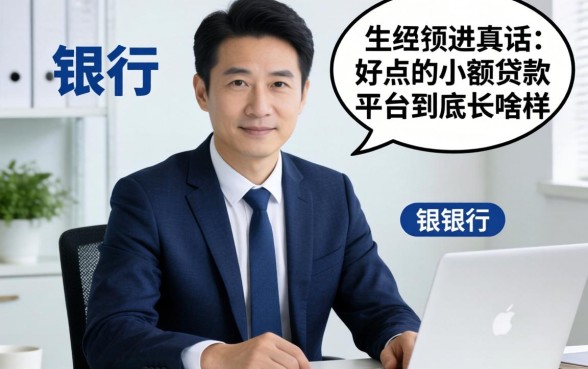 银行经理说真话：好点的小额贷款平台到底长啥样？