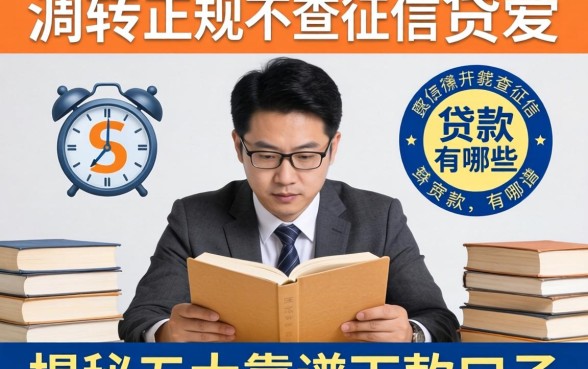 急需资金周转?正规不查征信的贷款有哪些?揭秘五大靠谱下款口子