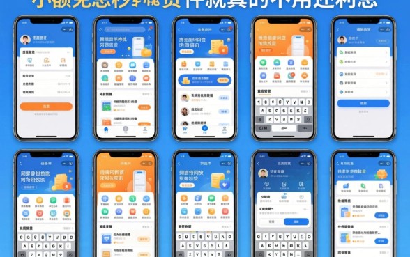 我试了十几款借款软件，发现这些小额免息秒批网贷轻松贷的软件竟然真的不用还利息