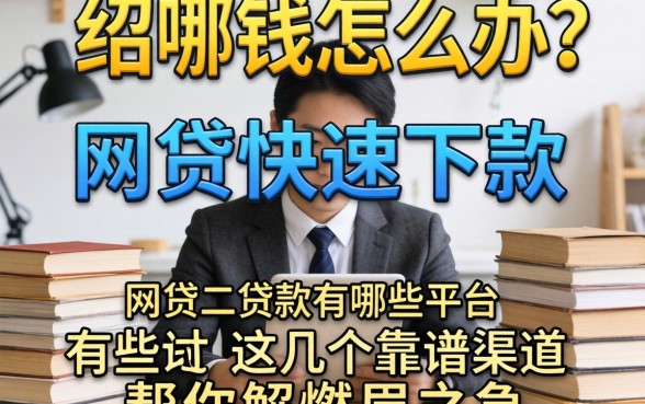 急需用钱怎么办？网贷快速下款的有哪些平台？这几个靠谱渠道帮你解燃眉之急