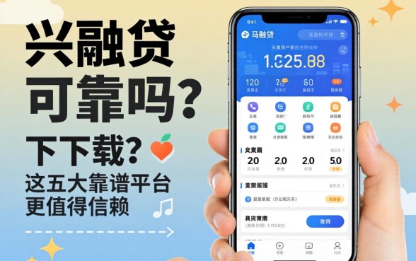 兴融贷app可靠吗下载？真实用户经历揭秘，这五大靠谱平台更值得信赖