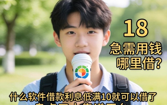 刚满18岁急需用钱哪里借？什么软件借款利息低满18就可以借了？盘点五大靠谱平台