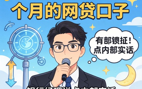 能借一个月的网贷口子有那?银行经理说点内部实话