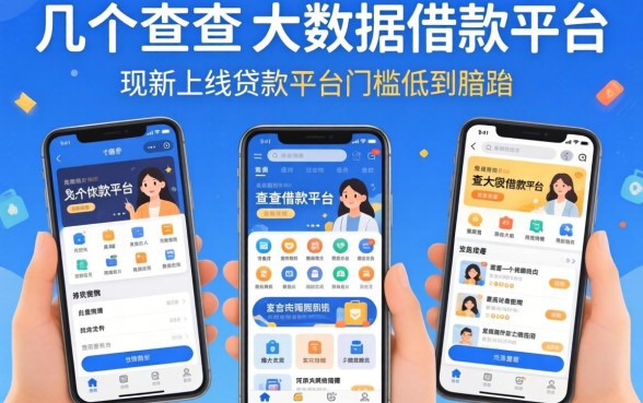 我试了几个不查大数据的借款平台,发现新上线贷款平台门槛低到离谱