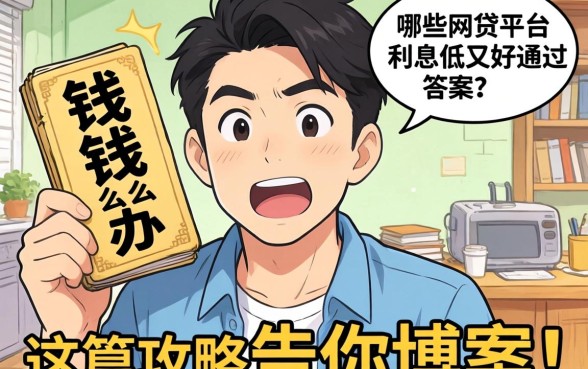 急需用钱怎么办?哪些网贷平台利息低又好通过?这篇攻略告诉你答案!