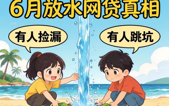 2026年6月份放水网贷真相：有人捡漏有人跳坑