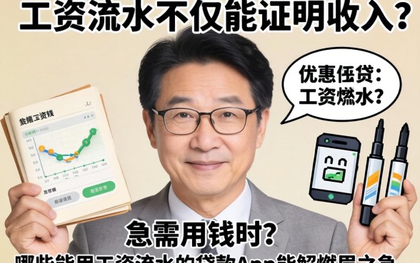 工资流水不仅能证明收入?急需用钱时,哪些能用工资流水的贷款app能解燃眉之急?