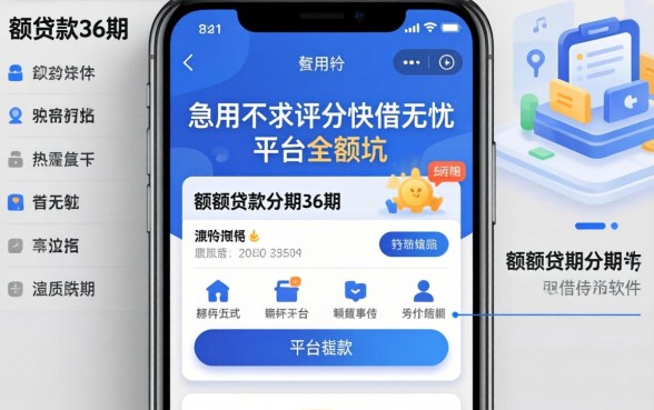 我借了大额贷款分期36期的软件，发现急用不求评分快借无忧的平台全是坑