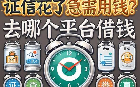 征信花了急需用钱？去哪个平台借钱不查征信的真相