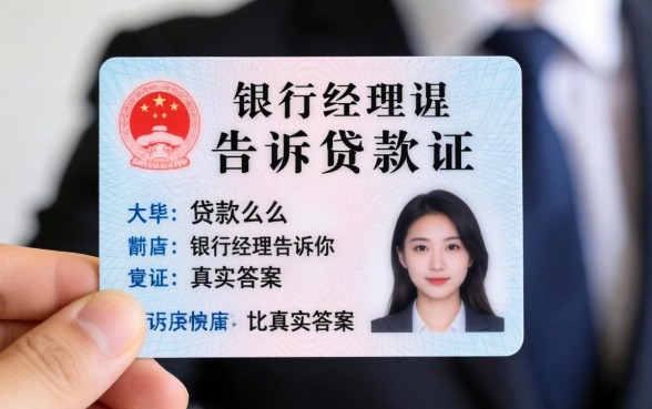 临时身份证能贷款么?银行经理告诉你真实答案