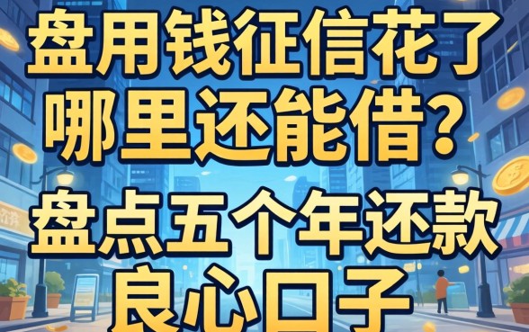 急用钱征信花了哪里还能借？盘点五个2026年还款的良心口子